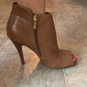 Guess size 7 ankle boot peep toe heels $40.00/OBO